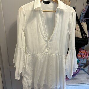 Alice+Olivia Priscilla Button-down Shirtdress Size 6